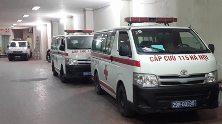 Kết quả khảo sát công tác tổ chức và hoạt động tại Trung tâm cấp cứu 115 Hà Nội 